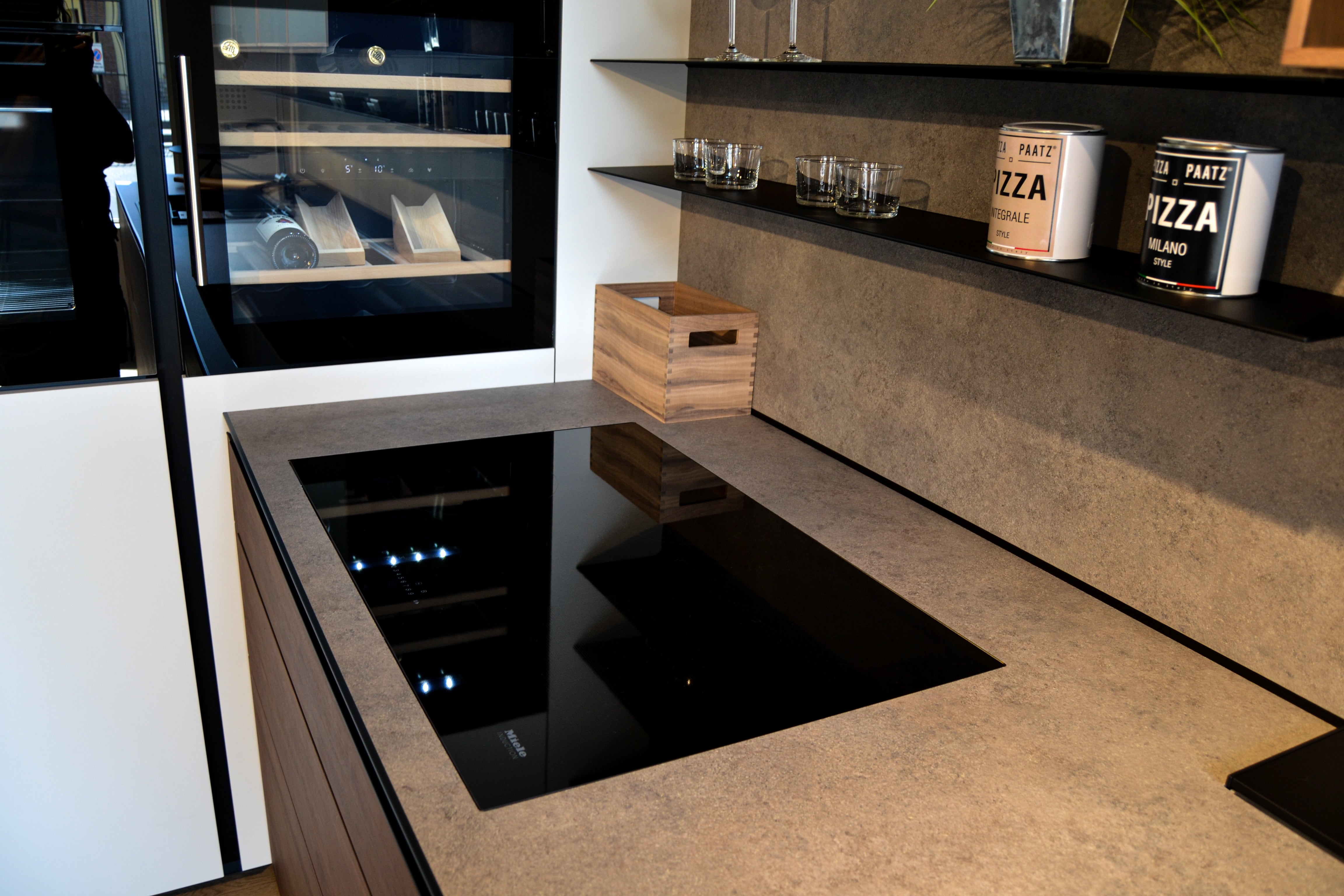 Piano cottura KM 7474 FL nero I MIELE ITALIA - EXPO