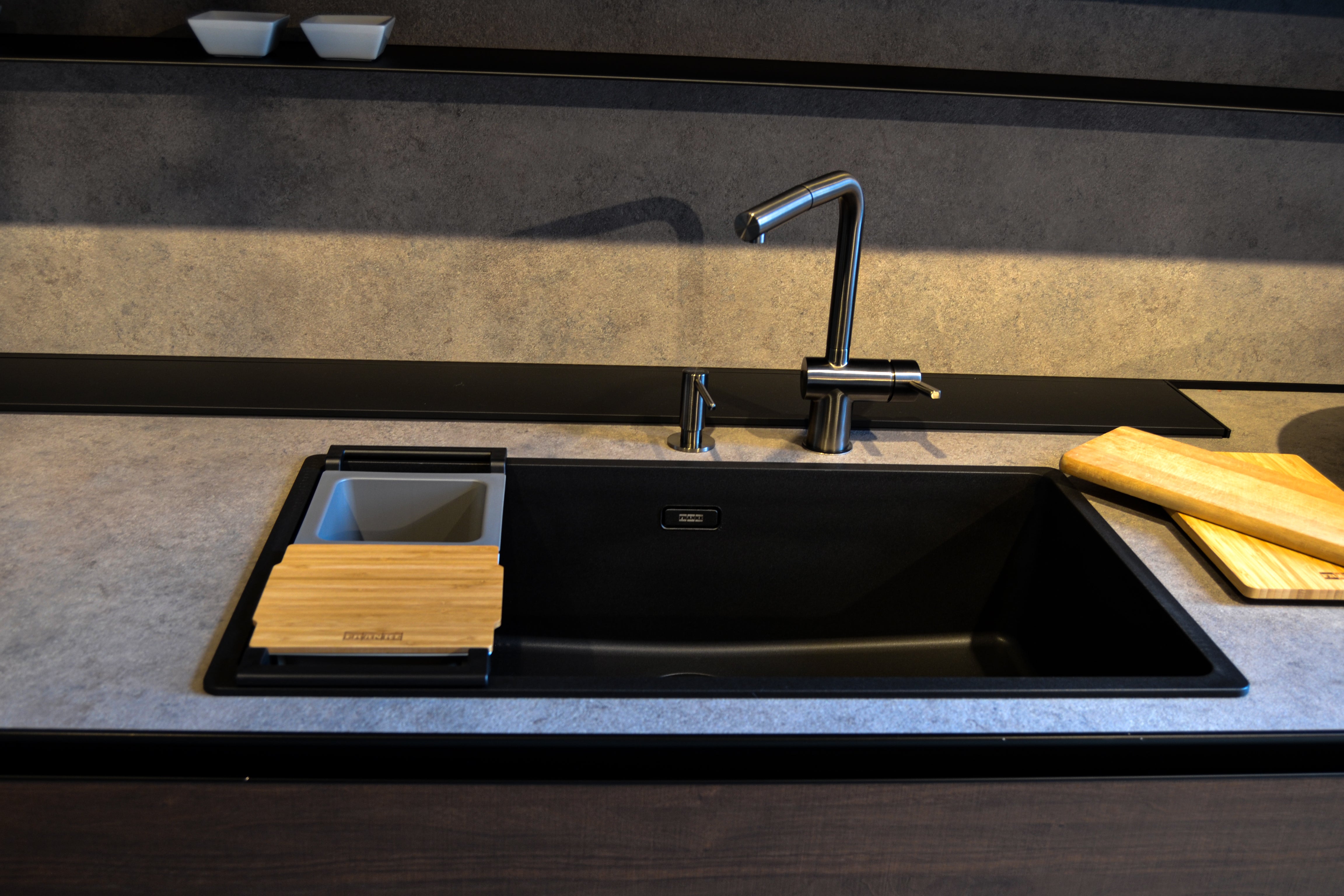 Lavello VASCA MRG610-72 BLACK MATT ECHOME - EXPO