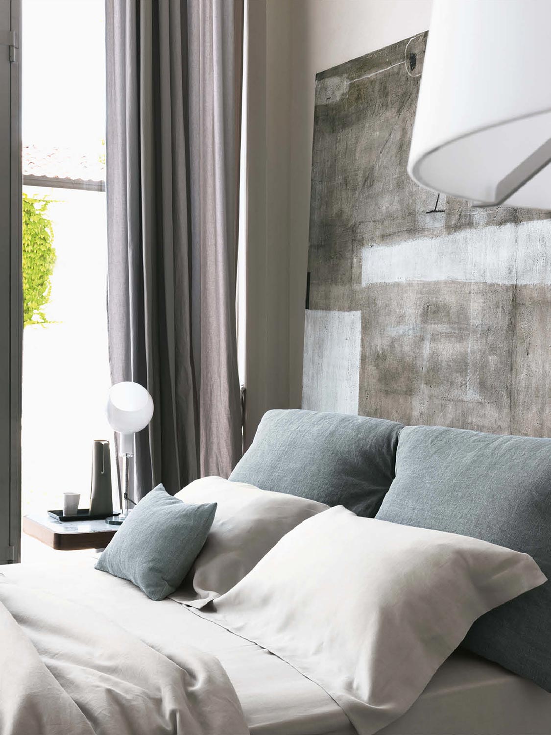 Nathalie double bed -Flou