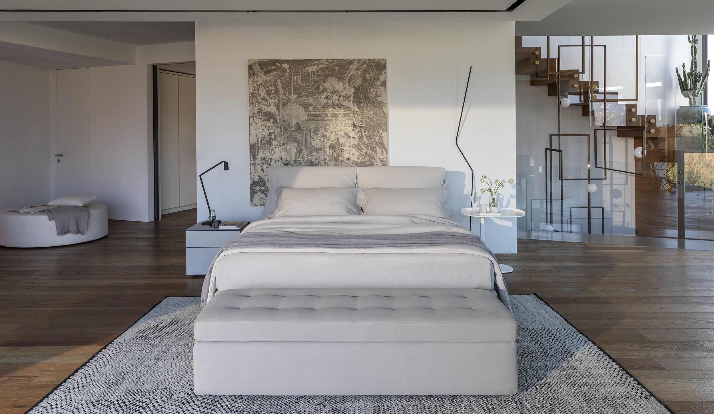 Nathalie double bed -Flou