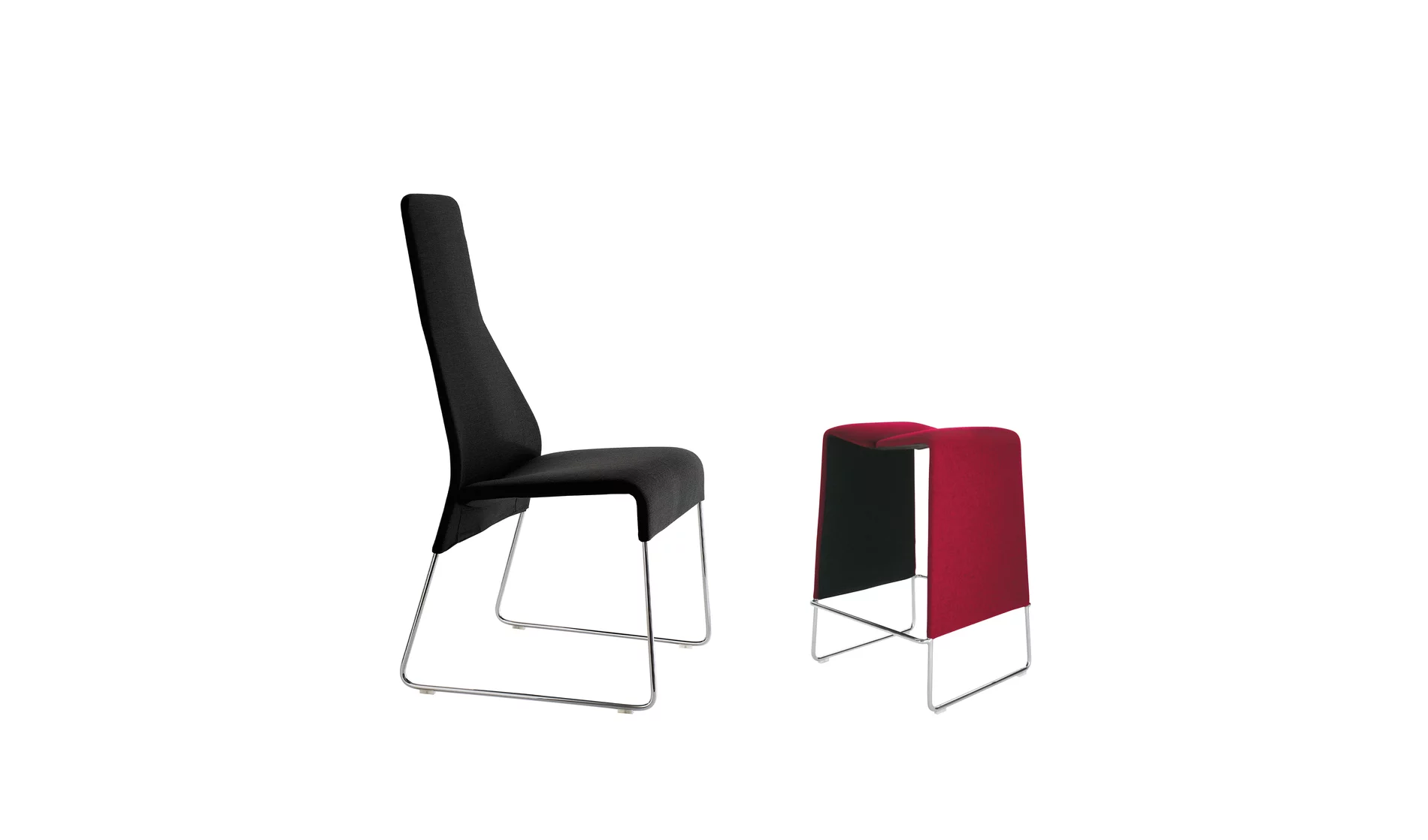 Pigro '05 sedia e sgabello - B&B ITALIA