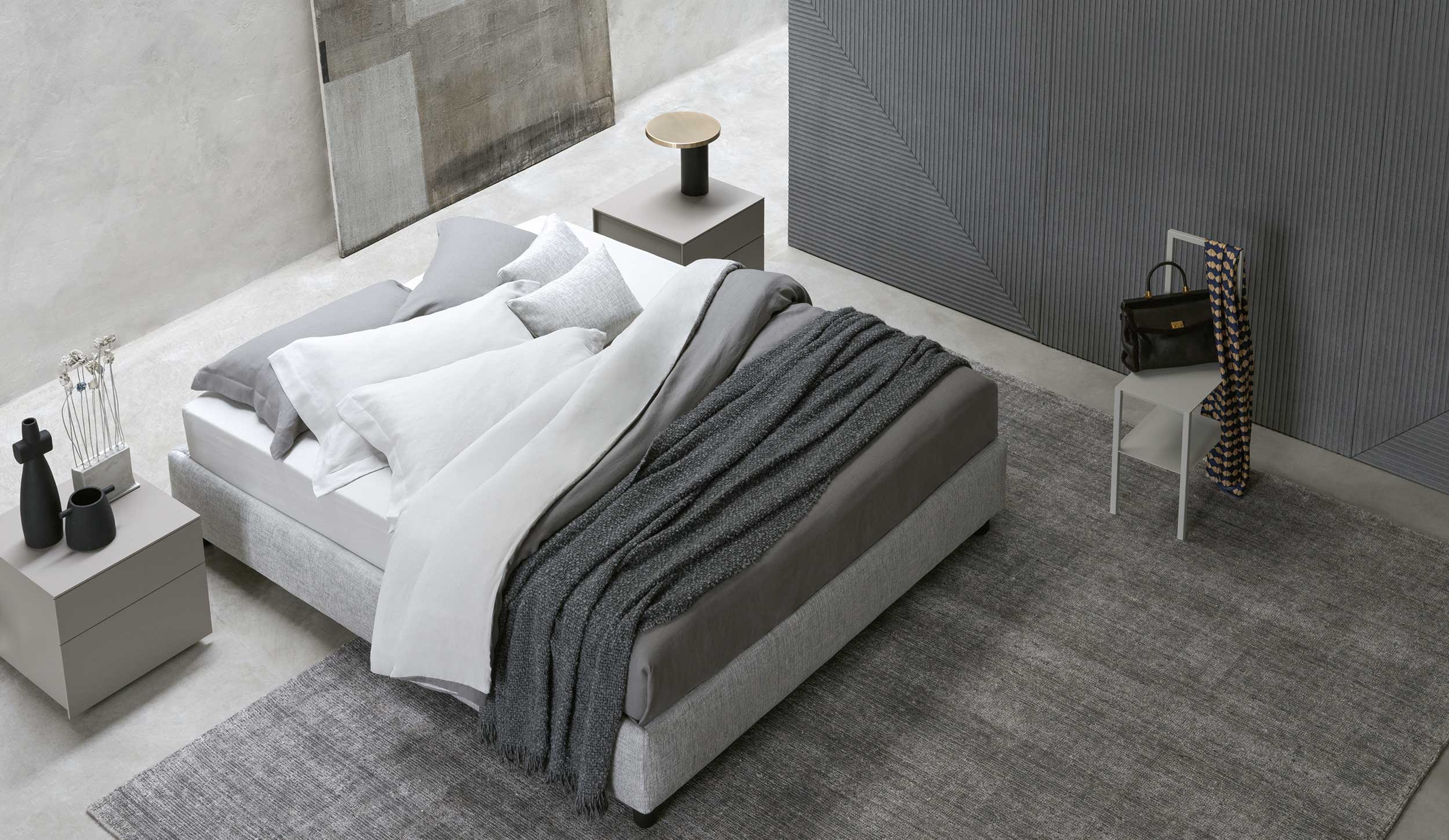 Letto Sommier matrimoniale - Flou
