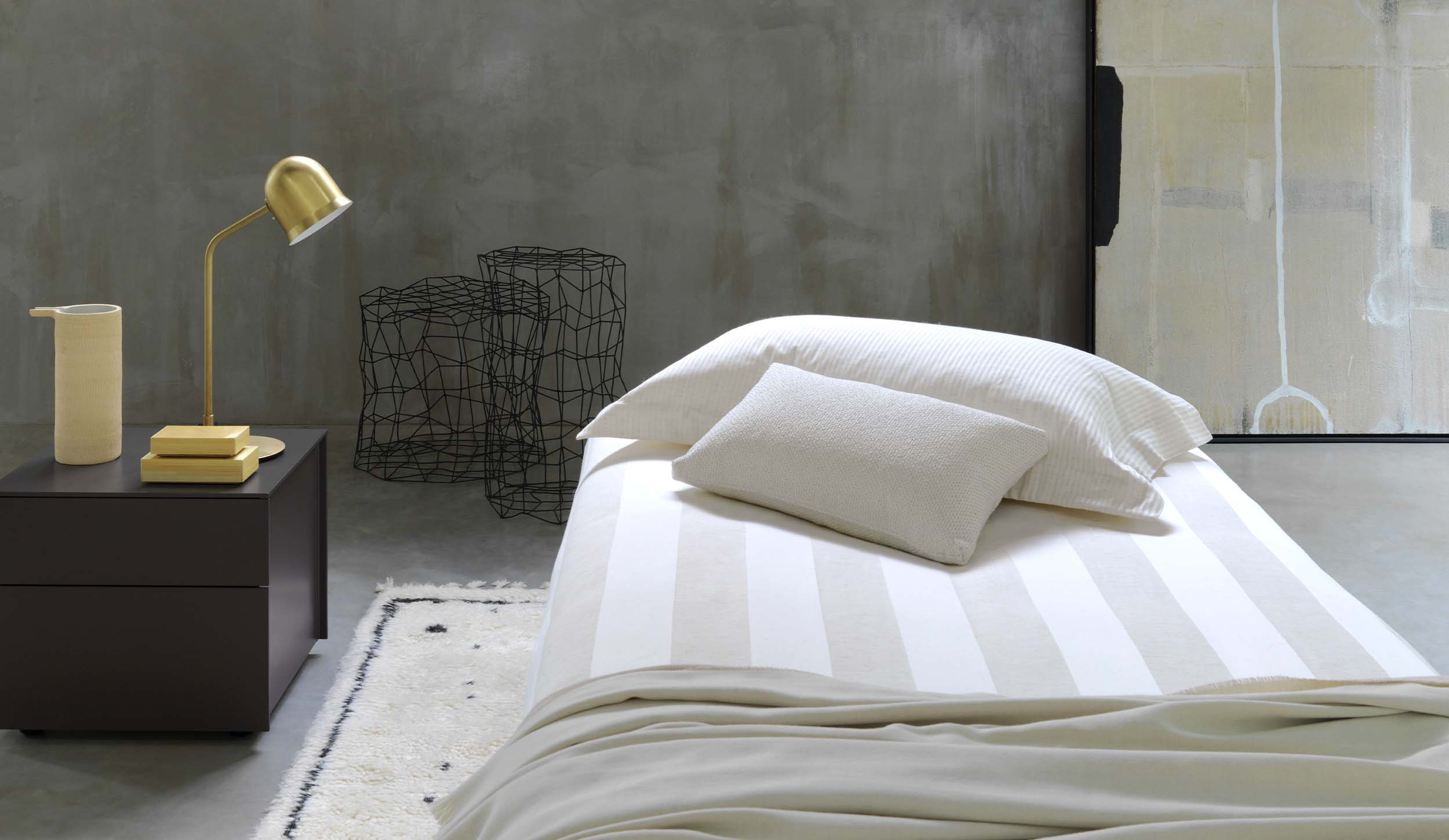 Single Sommier Bed - Flou