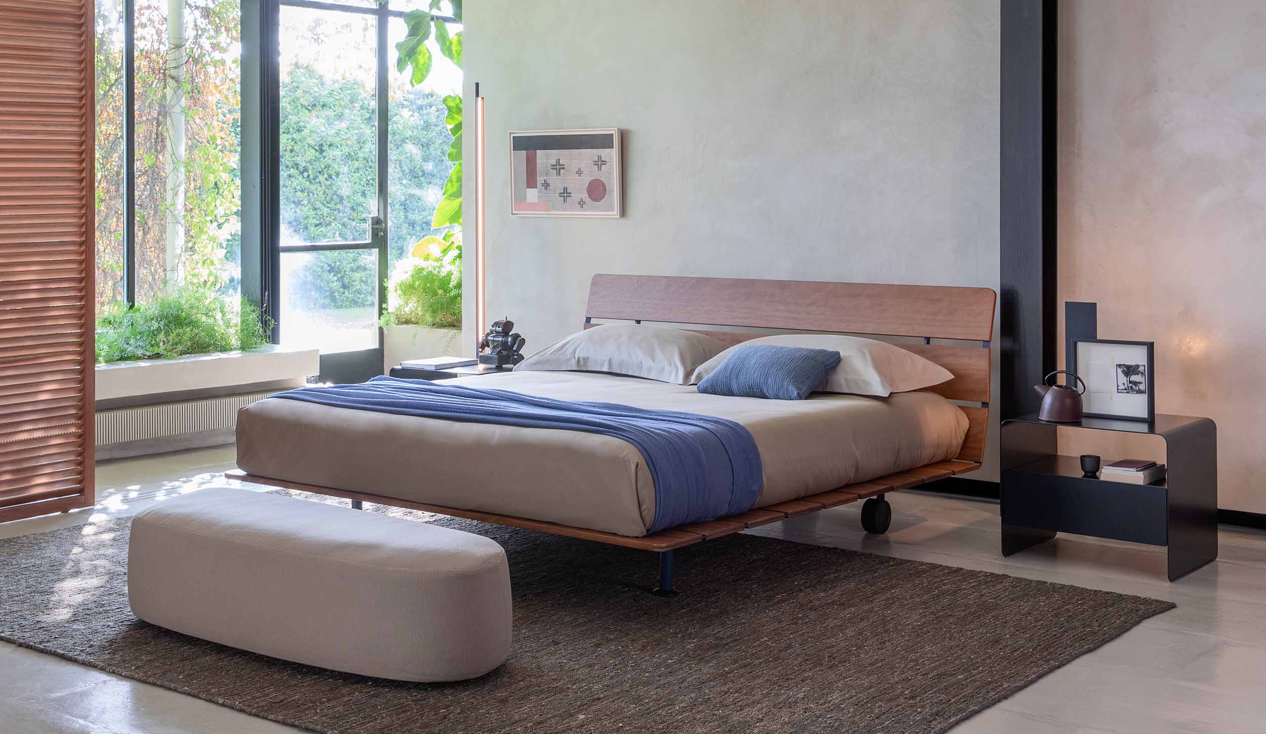 Tadao double bed - Flou