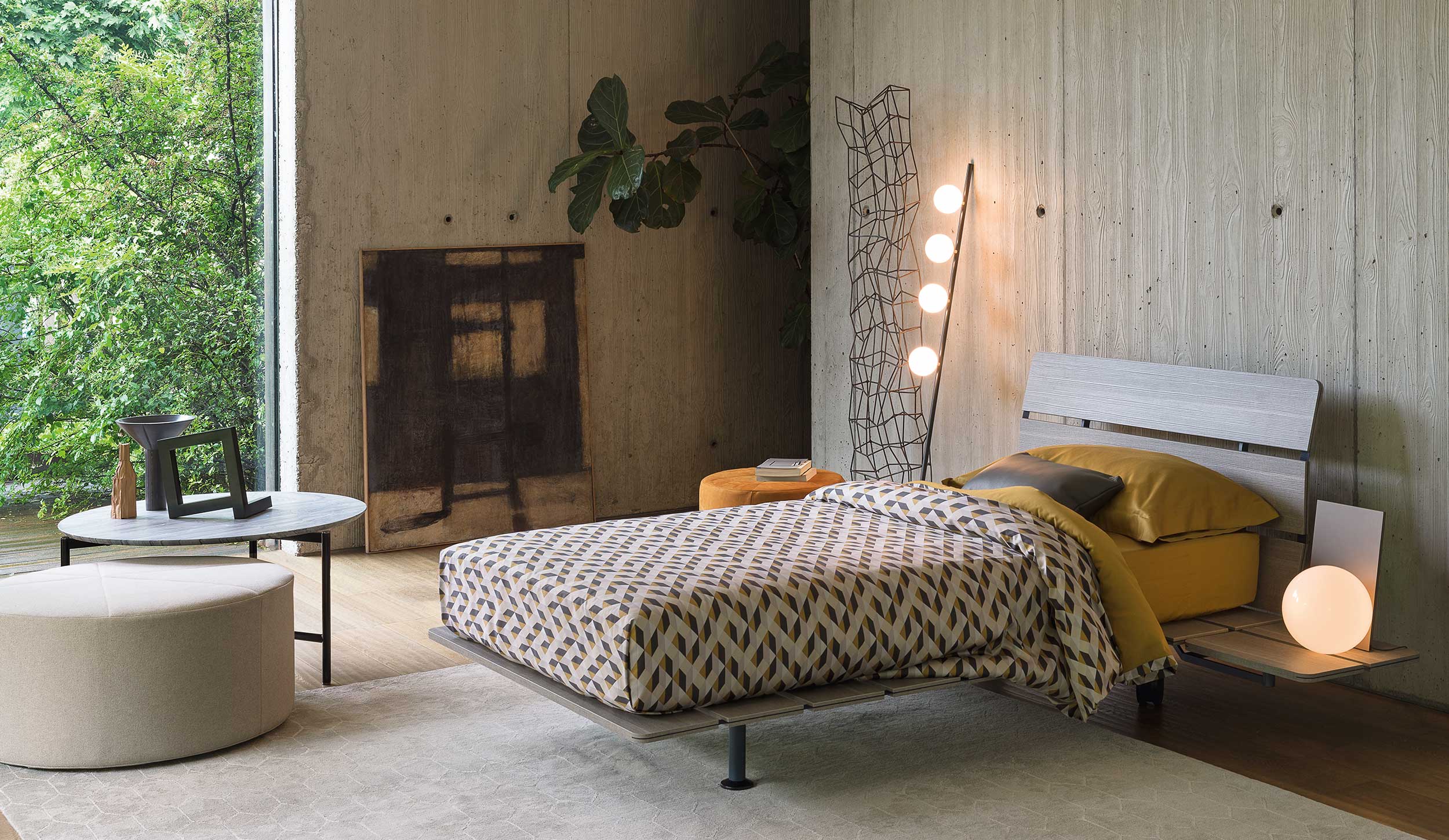 Tadao single bed - Flou